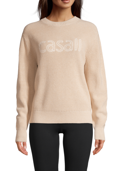 Knitted Logo Sweater – Warm Melange