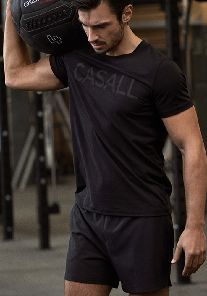 M Logo Tee - Black