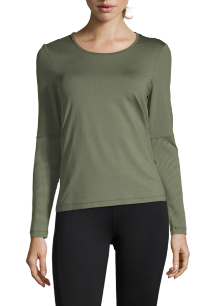 Essential Long Sleeve with Mesh Insert – Northern Blue