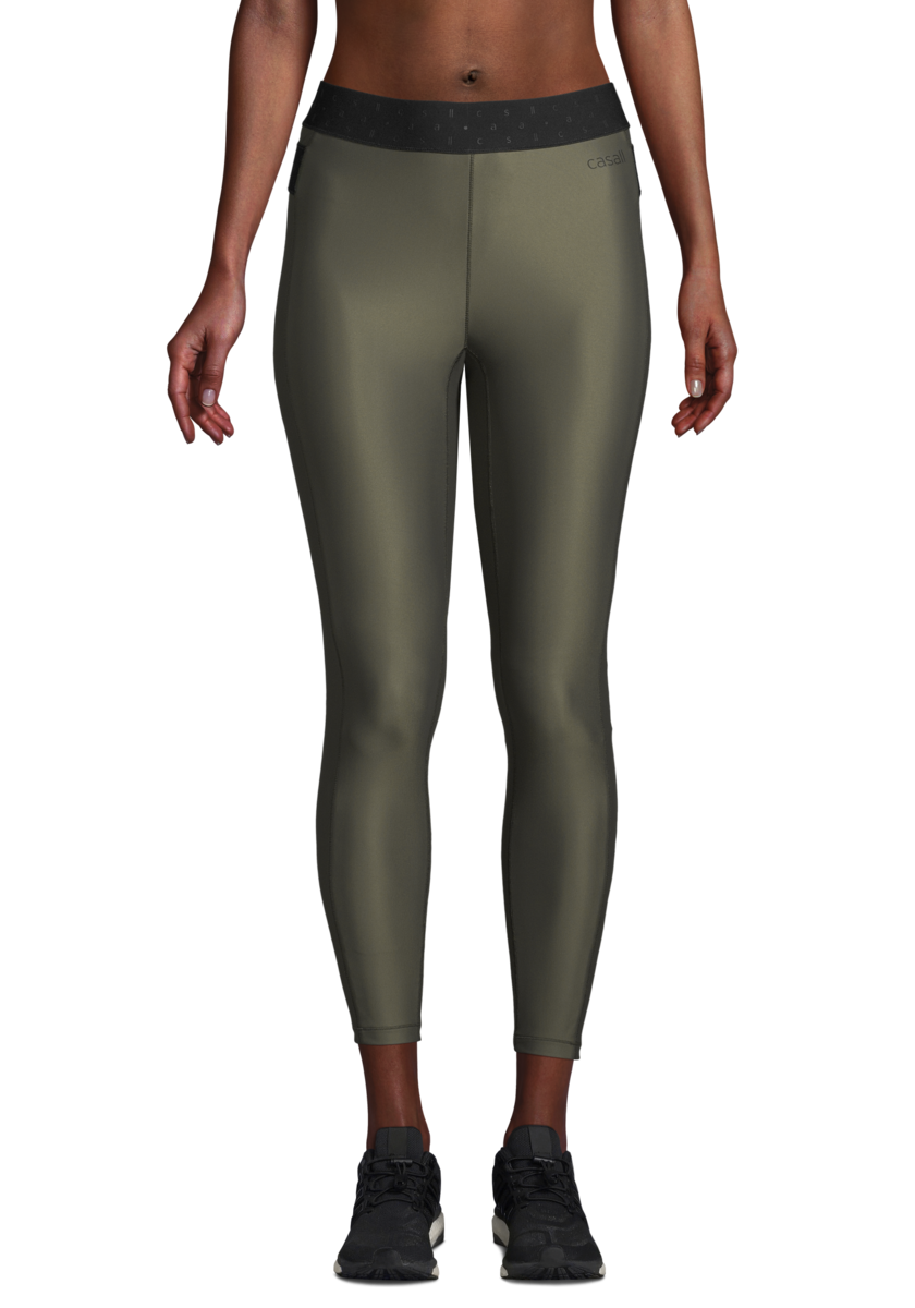 Fearless High Waist 7/8 Tights - Olive Green