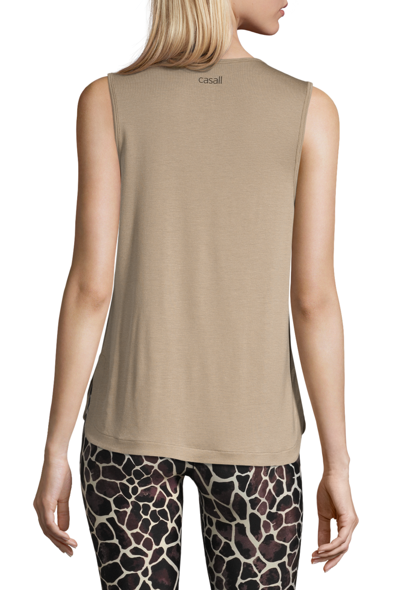 Drapy Muscle Tank – Comfort Grey