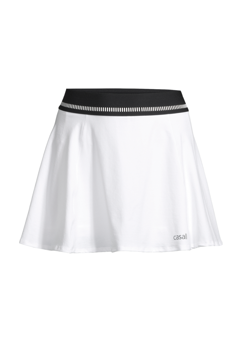 Court Elastic Skirt – White