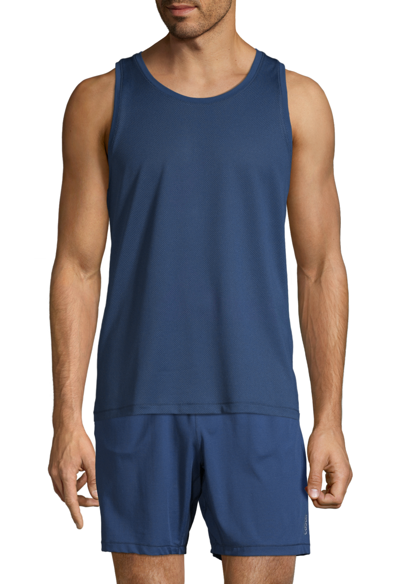M Structured Tank – Steady Blue