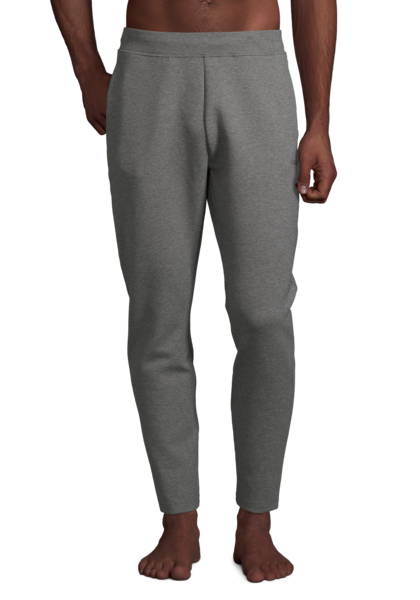 M Double Knit Pants – Dk grey melange