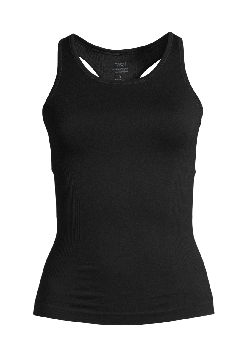 Essential Seamless Support Racerback – Black